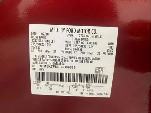 Used 2018 Ford Explorer Limited FWD image 24
