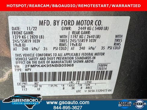Used 2022 Ford Edge Titanium image 44