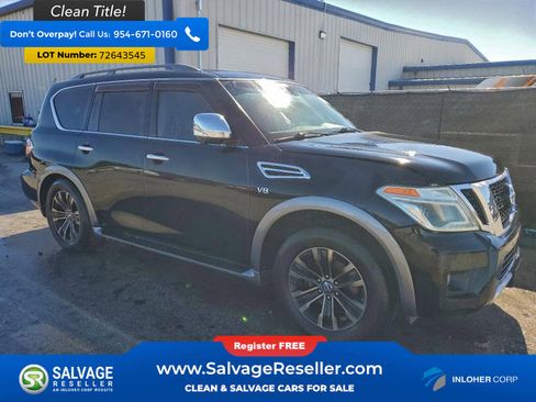 Used 2017 Nissan Armada Platinum w/ Captain Seat Package image 5