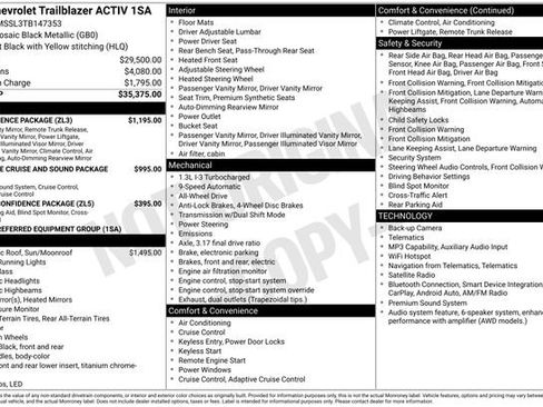 New 2026 Chevrolet TrailBlazer ACTIV w/ Convenience Package AWD/4WD image 30
