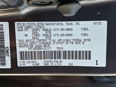 Used 2023 Toyota Tundra Limited w/ Power Package image 22