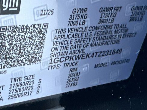 New 2026 Chevrolet Silverado 1500 RST w/ RST Select Package image 28