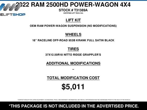 Used 2022 RAM 2500 Power Wagon w/ Level 2 Equipment Group image 2