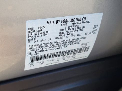 Certified 2022 Ford Explorer Timberline image 16