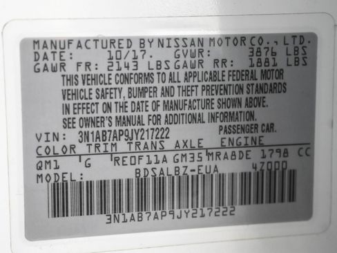 Used 2018 Nissan Sentra S FWD image 48