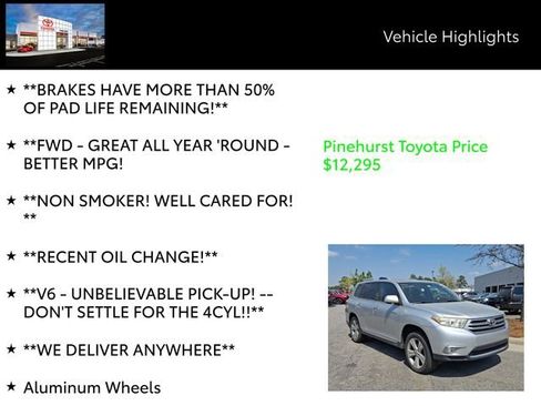 Used 2012 Toyota Highlander Limited w/ Tow Pkg image 13