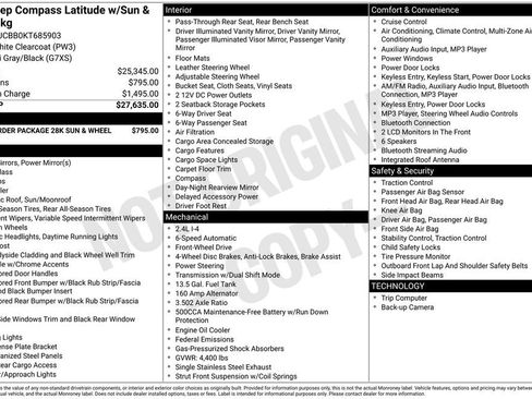 Used 2019 Jeep Compass Latitude image 2