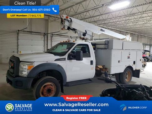 Used 2015 Ford F450 XL w/ Snow Plow Prep Package image 1