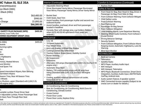 Used 2023 GMC Yukon XL SLE w/ Gmc Pro Safety Plus Package AWD/4WD image 5