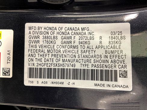 Used 2025 Honda Civic Sport image 18