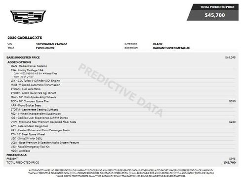 Used 2020 Cadillac XT5 Luxury FWD image 9