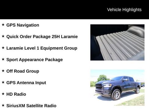 Used 2020 RAM 1500 Laramie w/ Sport Appearance Package AWD/4WD image 4