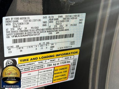 Used 2023 Ford Expedition Limited AWD/4WD image 24