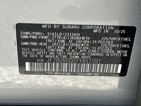 New 2026 Subaru Outback Limited XT image 28