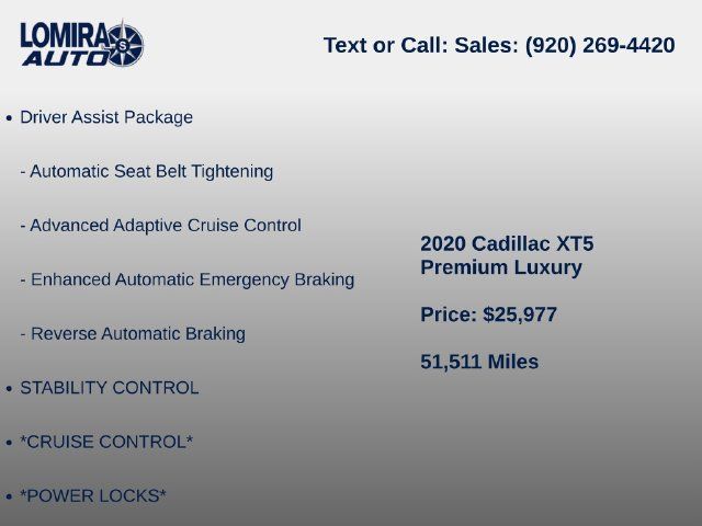 Used 2020 Cadillac XT5 Premium Luxury AWD/4WD image 7