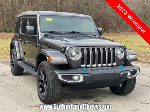 Used 2022 Jeep Wrangler Unlimited Sahara 4xe image 1