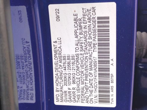 Certified 2022 Honda Accord Sport Special Edition image 34