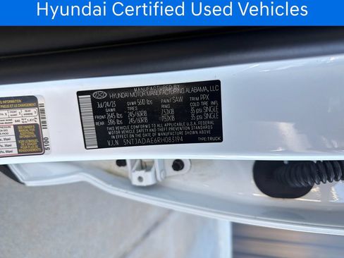 Certified 2024 Hyundai Santa Cruz SE AWD/4WD image 35