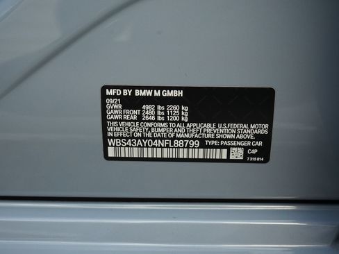Used 2022 BMW M3 Competition w/ Executive Package AWD/4WD image 33