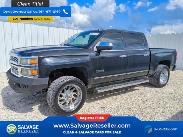 Used 2015 Chevrolet Silverado 1500 LTZ w/ Texas Edition, 1LZ Trim RWD image 1