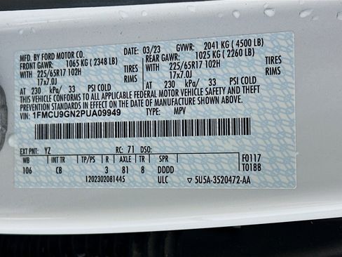 Used 2023 Ford Escape Active image 12