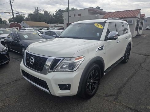 Used 2017 Nissan Armada Platinum w/ Captain Seat Package AWD/4WD image 2