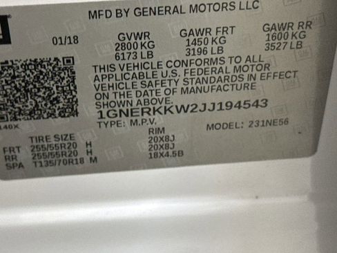 Used 2018 Chevrolet Traverse Premier w/ Driver Confidence II Package image 29