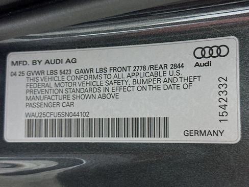 Used 2025 Audi S5 Premium Plus w/ Premium Plus Package AWD/4WD image 36