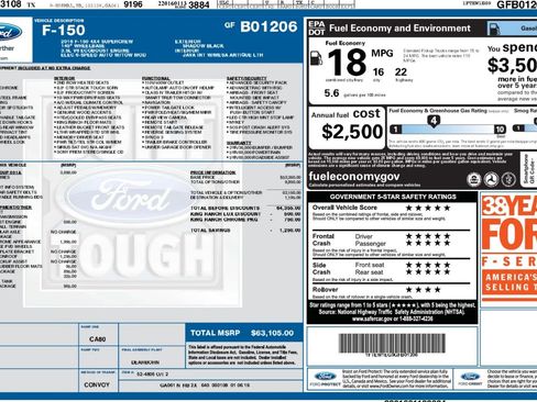 Used 2016 Ford F150 King Ranch w/ Equipment Group 601A Luxury AWD/4WD image 3