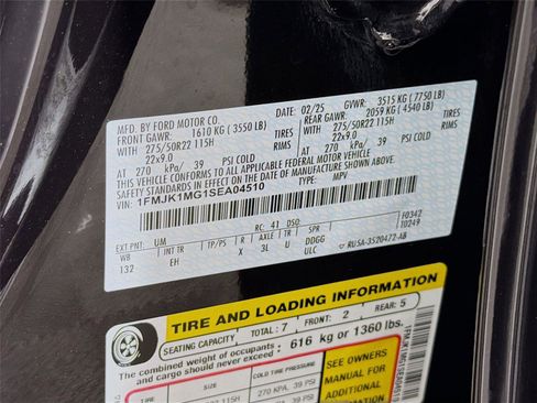 Used 2025 Ford Expedition Max Platinum w/ Stealth Performance Package AWD/4WD image 35