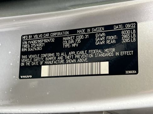 Used 2023 Volvo XC90 B6 Plus w/ Protection Package Premier AWD/4WD image 31
