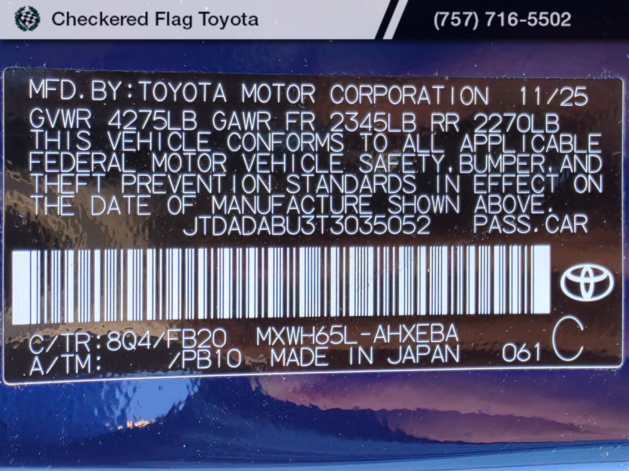 Certified 2026 Toyota Prius LE AWD/4WD image 20