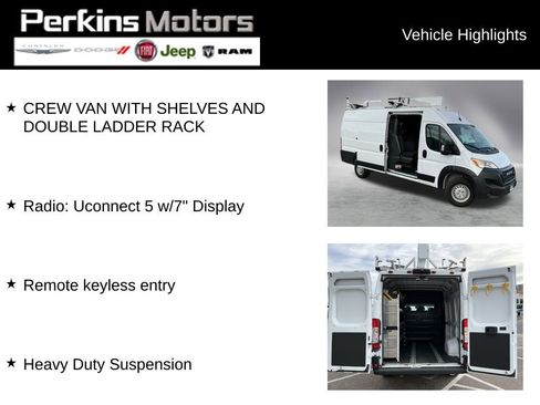New 2024 RAM ProMaster 3500 w/ Upfitter's Prep Package image 2