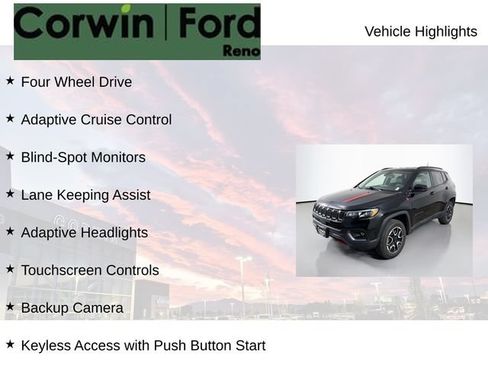 Used 2024 Jeep Compass Trailhawk AWD/4WD image 7