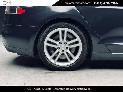 Used 2015 Tesla Model S 70D AWD/4WD image 39