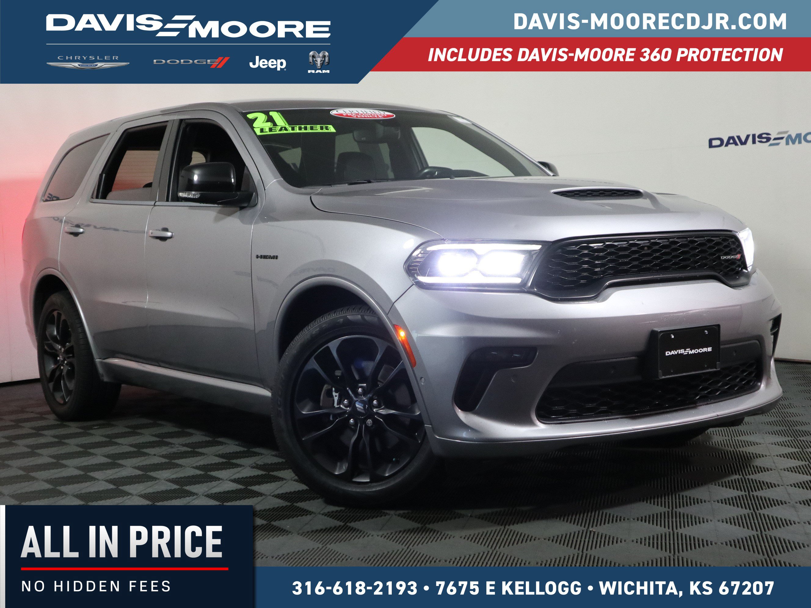 Used 2021 Dodge Durango R/T w/ Blacktop Package AWD/4WD image 1
