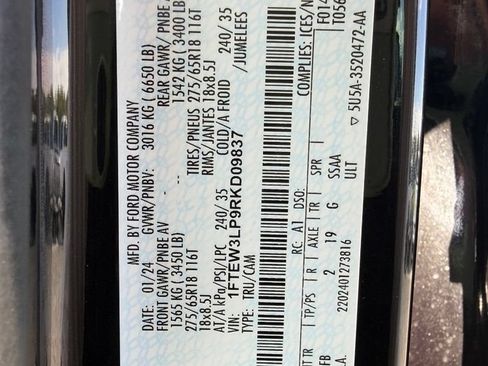 Used 2024 Ford F150 XLT w/ Equipment Group 302A MID AWD/4WD image 28