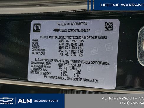 New 2026 Chevrolet Silverado EV LT AWD/4WD image 55