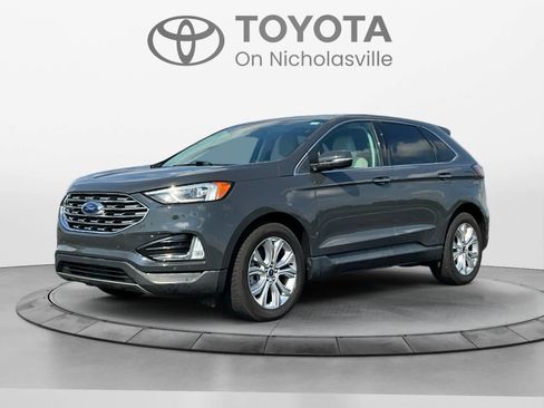 Used 2021 Ford Edge Titanium w/ Cargo Accessory Package FWD image 1