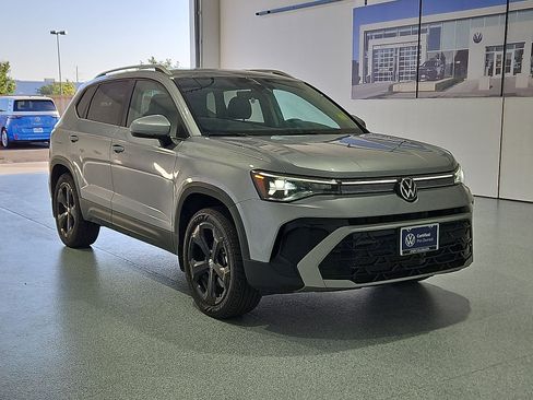 Certified 2025 Volkswagen Taos SEL w/ Black Wheel Plus Package AWD/4WD image 2