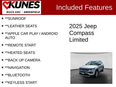 Used 2025 Jeep Compass Limited AWD/4WD image 2