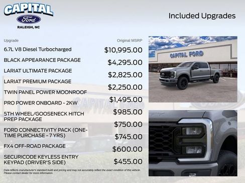 New 2026 Ford F250 Lariat w/ Black Appearance Package AWD/4WD image 5