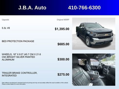 Used 2021 Chevrolet Silverado 1500 LT w/ Bed Protection Package AWD/4WD image 5