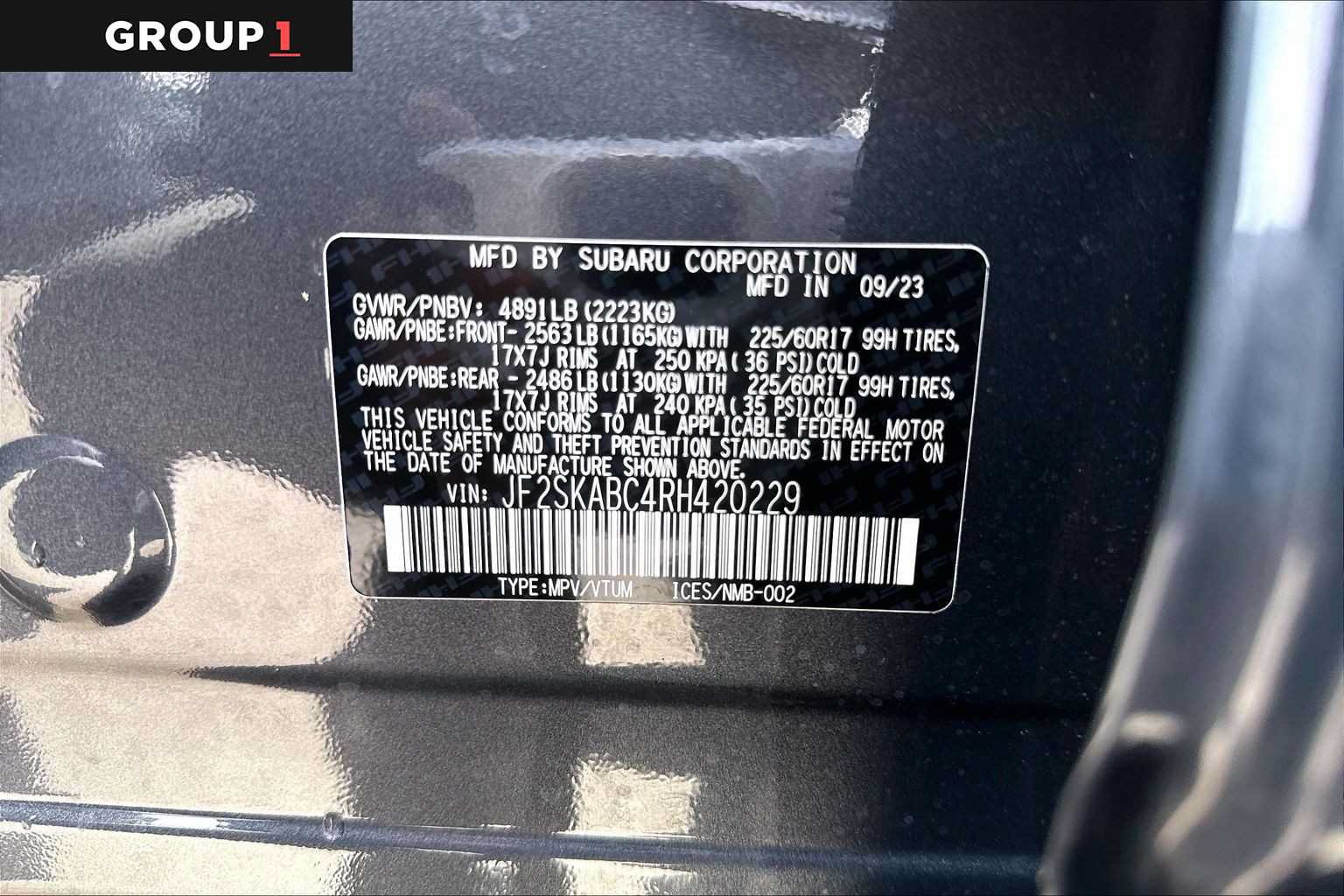 Certified 2024 Subaru Forester AWD/4WD image 34