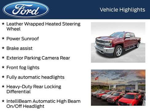Used 2017 Chevrolet Silverado 1500 LTZ w/ Sport Package AWD/4WD image 8