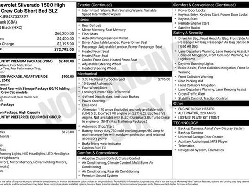 Used 2025 Chevrolet Silverado 1500 High Country w/ High Country Premium Package image 10