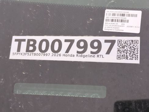 New 2026 Honda Ridgeline RTL image 19