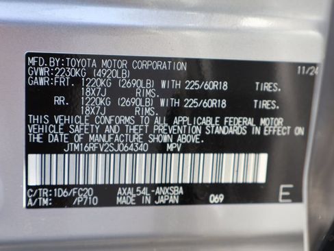Certified 2025 Toyota RAV4 SE AWD/4WD image 10