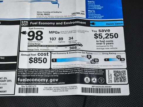 Used 2025 Porsche Macan 4 Electric image 64