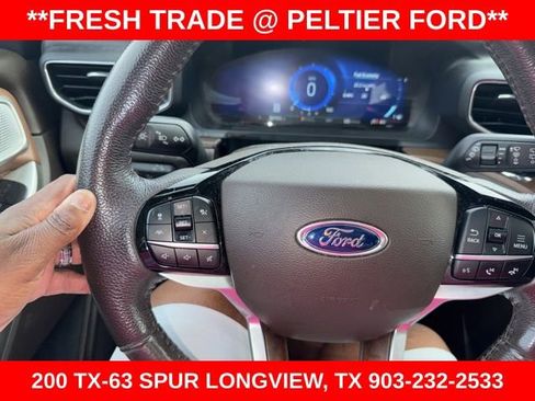 Used 2022 Ford Explorer King Ranch w/ Class IV Trailer Tow Package RWD image 14